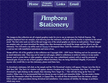 Tablet Screenshot of amphorastationery.com